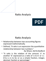 Ratio Analysis