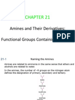 Amines and Their Derivatives:Functional Groups Containing Nitrogen