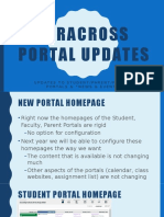 Veracross Portal Updates