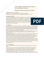 Las Medidas de Coercion Procesal en El Nuevo Codigo Procesal Penal