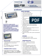 LD 5218 Weighing Indicator: B A S I C F E A T U R E S