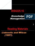 BIS4225.16 - Knowledge Management