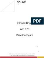 API 570 Closed Book Question Paper
