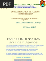 Tema 3 Sólidos, Líquidos y Gases