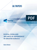 Diesen - Russia, China and Balance of Dependence' in Greater Eurasia