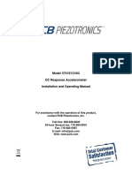 Model 3741E1210G DC Response Accelerometer Installation and Operating Manual