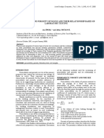 Permeability and Porosity of Rocks and Their Relationship Based On PDF