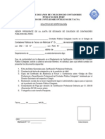 Formato de Certificación 2010