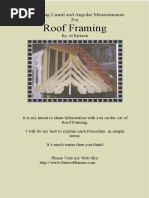 Roof Framing: Calculating Lineal and Angular Measurements For