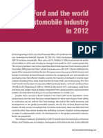 Ford and The World Automobile Industry in 2012