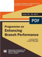 Programme On: Enhancing Branch Performance