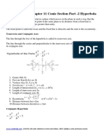 Class 11 Maths Chapter 11 Conic Section Part 2 Hyperbola Download in PDF