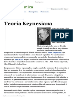 Teoría Keynesiana