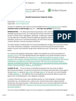 Approach To The Adult With Interstitial Lung Disease Diagnostic Testing UpToDate