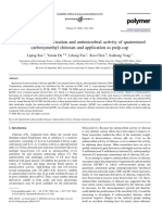 Preparation, Characterization and Antimicrobial Activity of Quaternized Carboxymethyl Chitosan and Application As Pulp-Cap