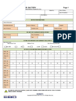 Commissioning Form