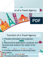 Functions of Travel Agency