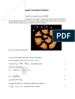Langmuir Adsorption Isotherm