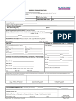 Common Transaction Form