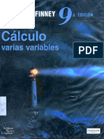 Cálculo Varias Variables 9na Edición - Thomas Finney 