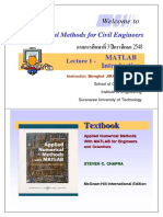 Numerical Methods For Civil Engineers