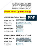 Excel Dashboard Widgets