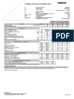 Gas Engine Site Specific Technical Data