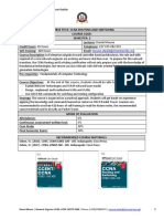 Ccna Routing & Switching Course Outline