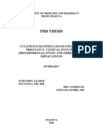 Cutaneous Manifestition Induced by Pregnancy - Clinical Evolving (Progressional) Study and Therapeutic Implications