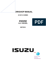 Isuzu D-Max 2011 4JJ1 Engine Service Manual PDF