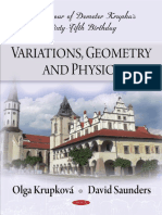 Krupka D., Et Al. (Eds.) - Variations, Geometry and Physics, in Honour of Demeter Krupka's 65 Birthday-Nova (2009)