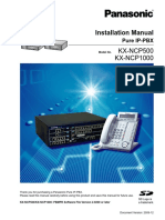 Panasonic KX NCP500 1000 Installation Manual PDF