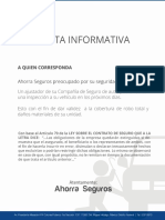 Bienvenida A Ahorra Seguros PDF