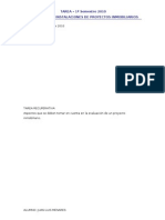 Evaluación de Proyectos Inmobiliarios