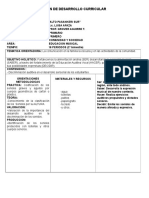 PLAN de CLASE 1o y 2o Curso Segundo Bimestre