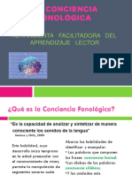 La Conciencia Fonológica-Presentación Docentes