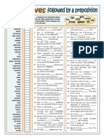 Adjectives and Prepositions