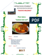 Ajiaco de Cuy