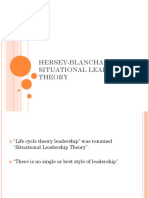 Hersey-Blanchard Situational Leadership Theory