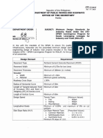 DPWH Min. Design Standard For Industry ROADS