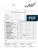 2 Checklist For Structural Work (Pre-Pour)