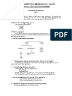 Gates Institute of Technology:: Gooty Digital Circuits and Systems 2 Marks With Answers