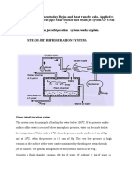 Steam Jet Refrigeration