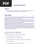 Laboratorio de Acidos y Bases y Laboratorio de Redox