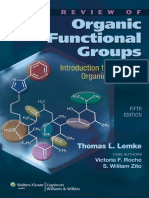 Thomas L. Lemke PHD, Victoria Roche, St. William Zito-Review of Organic Functional Groups - Introduction To Medicinal Organic Chemistry - Lippincott Williams & Wilkins (2011) PDF