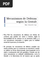 Mecanismos de Defensa SegÃºn La Gestalt