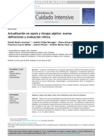 Actualización en Sepsis y Choque Séptico Nuevas Definiciones y Evaluación Clínica PDF