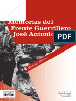 Memorias Del Frente Guerrillero Jose Antonio Paez