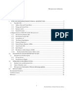 Microprocessor Architecture