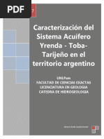 Sistema Acuifero Yrenda Toba Tarijeño 